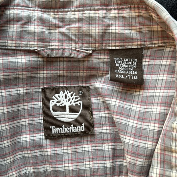 Timberland Gray Casual Button Down Shirt - Picture 3 of 4